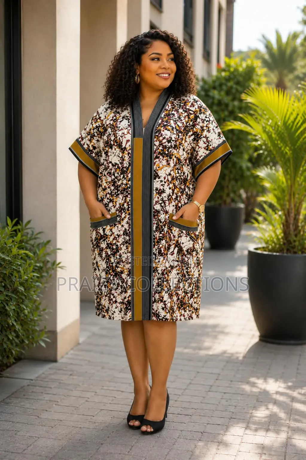 Elegant Classy🌹
Custom Made Ankara Shirt Dress
