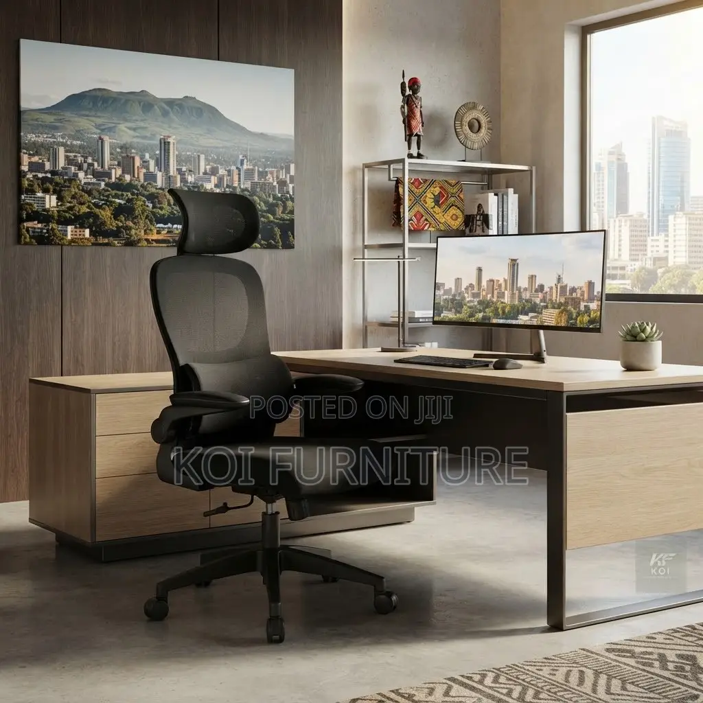 Office Chair; Orthopedic Office Chair With Flip Armrests