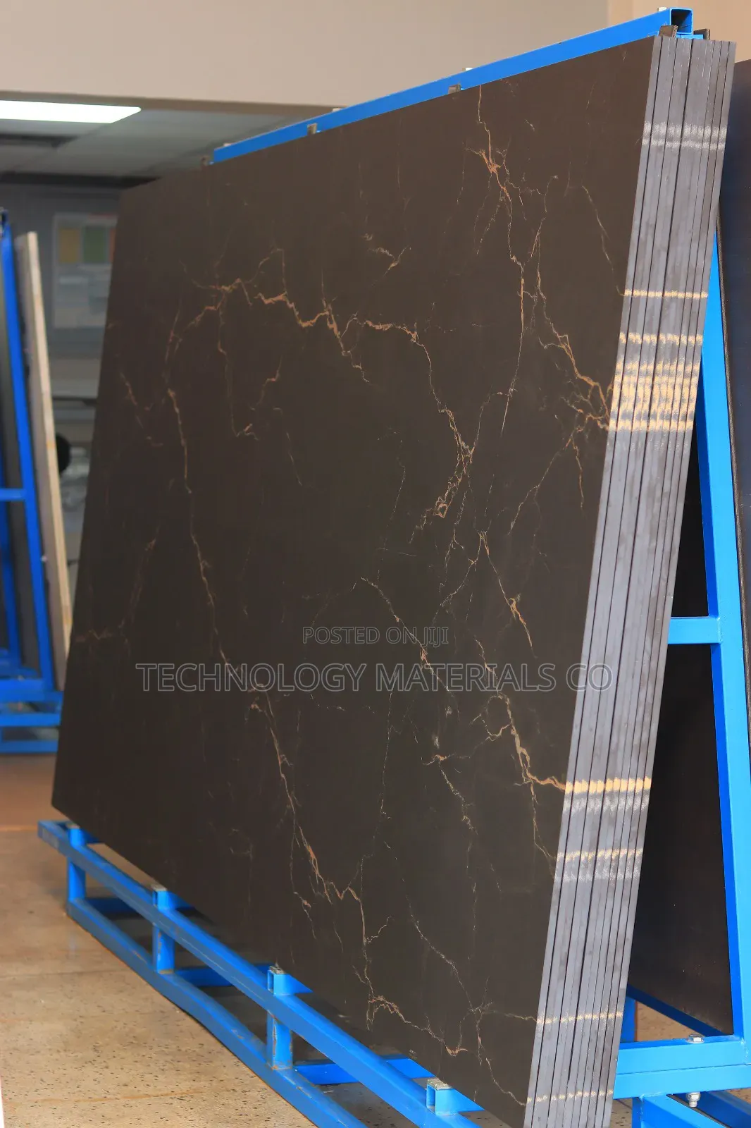 Rafal Black Sintered Stone Slab | Premium Black Marble-Look Finish