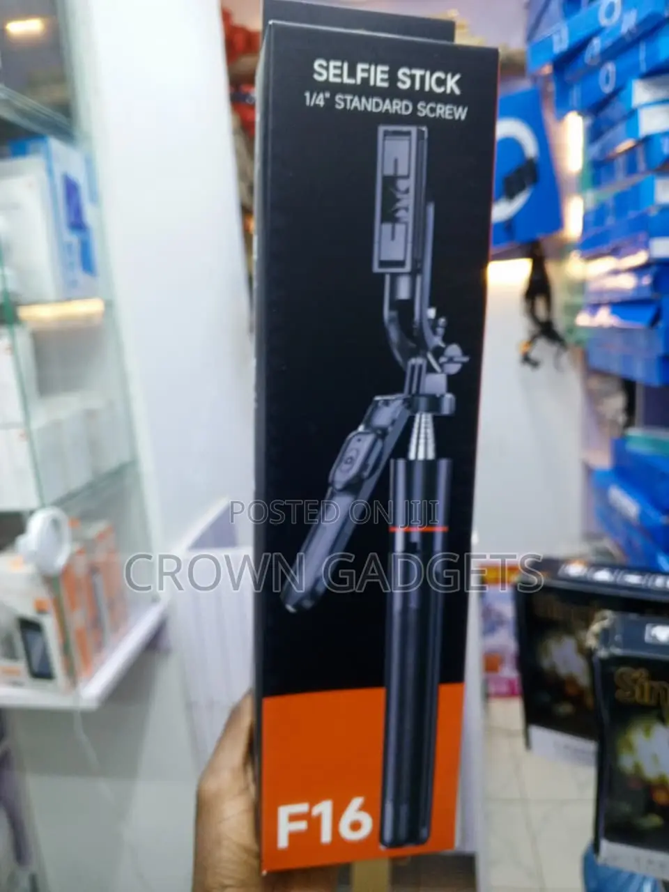 F16 Universal Selfie Stick With Tripod Stand 360° Rotating Phone Mount