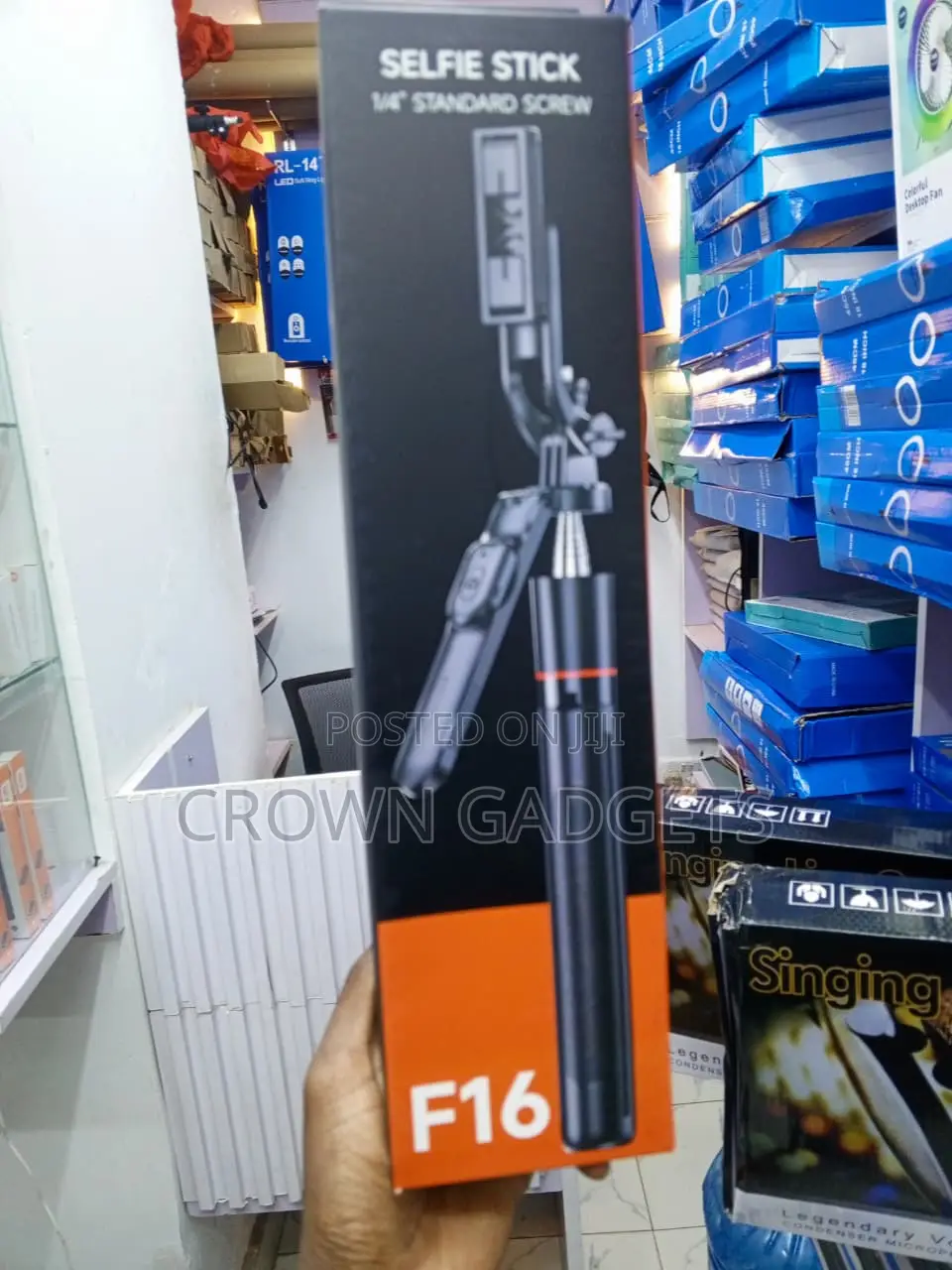 F16 Universal Selfie Stick With Tripod Stand 360° Rotating Phone Mount