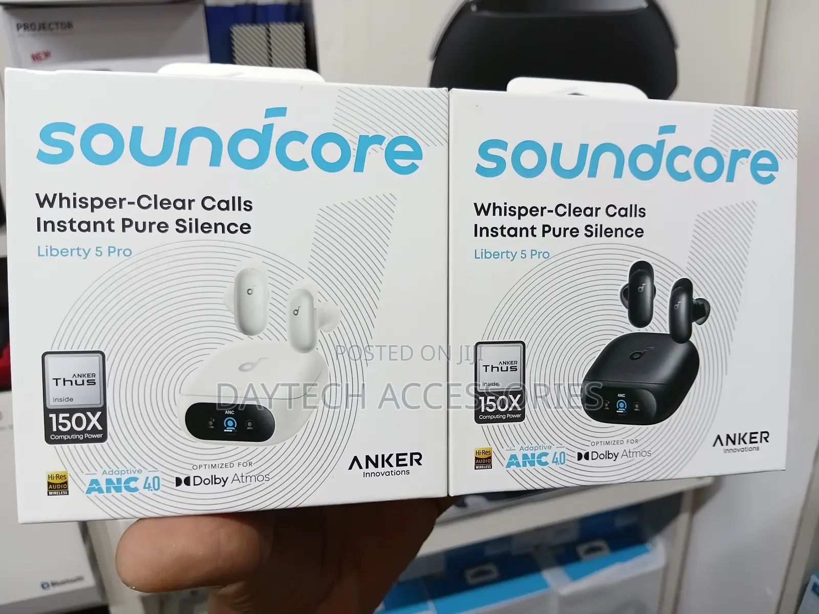 Anker Soundcore Liberty 5 Pro True Wireless Noise-Cancelling Earbuds.
