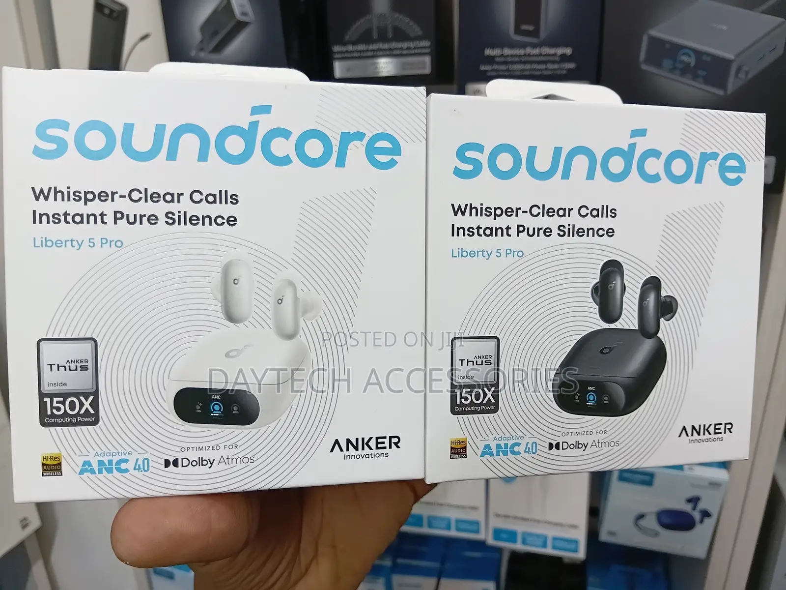 Anker Soundcore Liberty 5 Pro True Wireless Noise-Cancelling Earbuds.