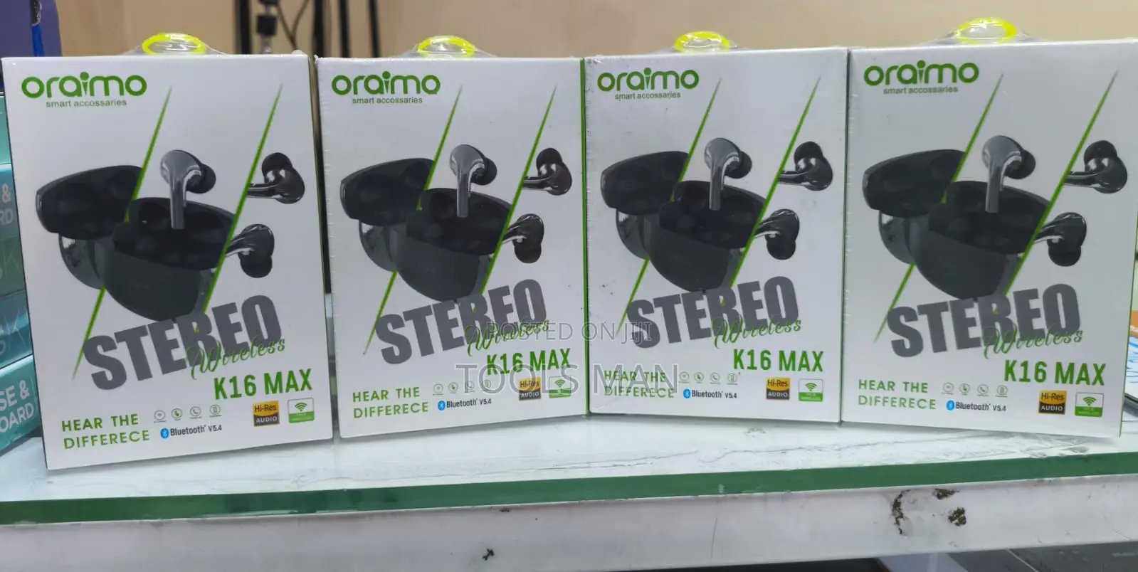 Oraimo K16 MAX Stereo Wireless Earbuds Bluetooth Ear Pods