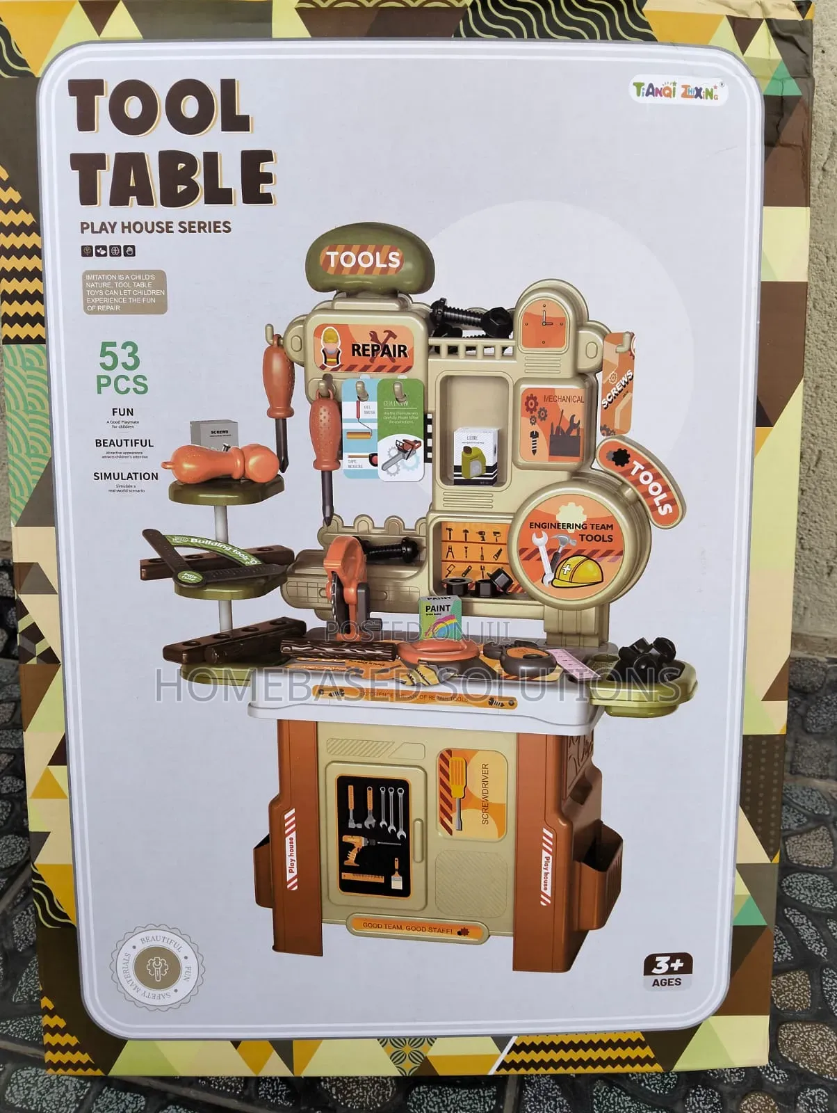 53pcs Kids Tools Table Playset