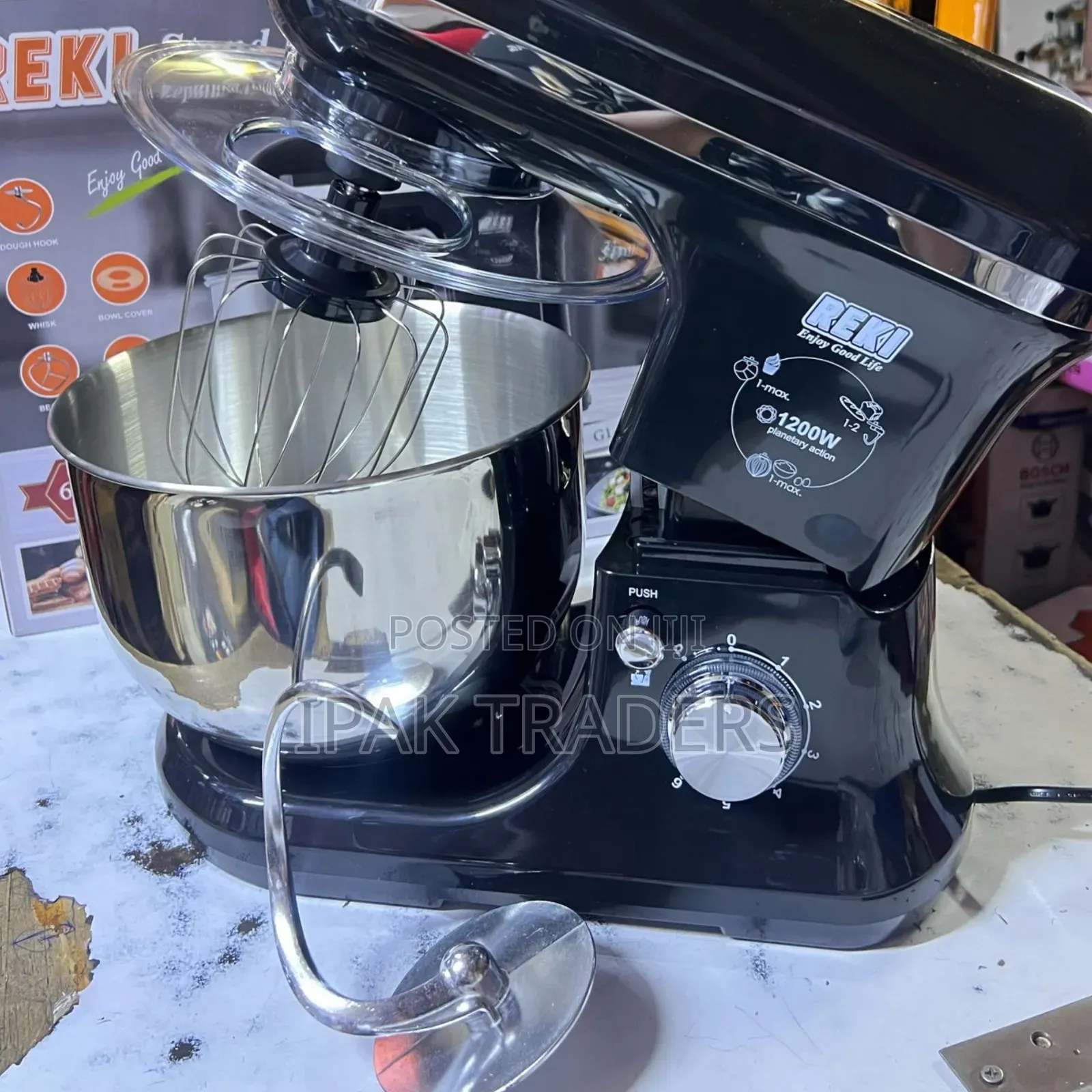 REKI  Commercial Stand Mixer 🔥6L Stainless Steel Bowl