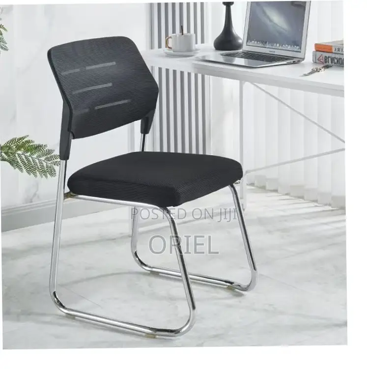 Office Chair : Medium Back Sled Base Office Visitor Chair