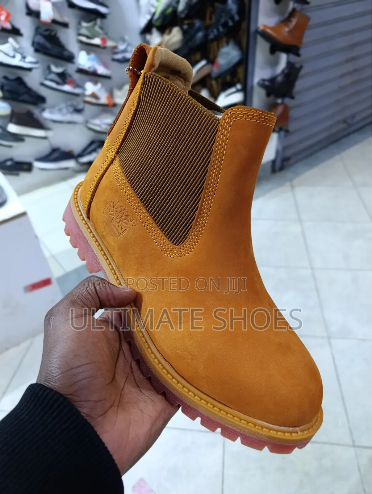 Lace lessTimberland Boots