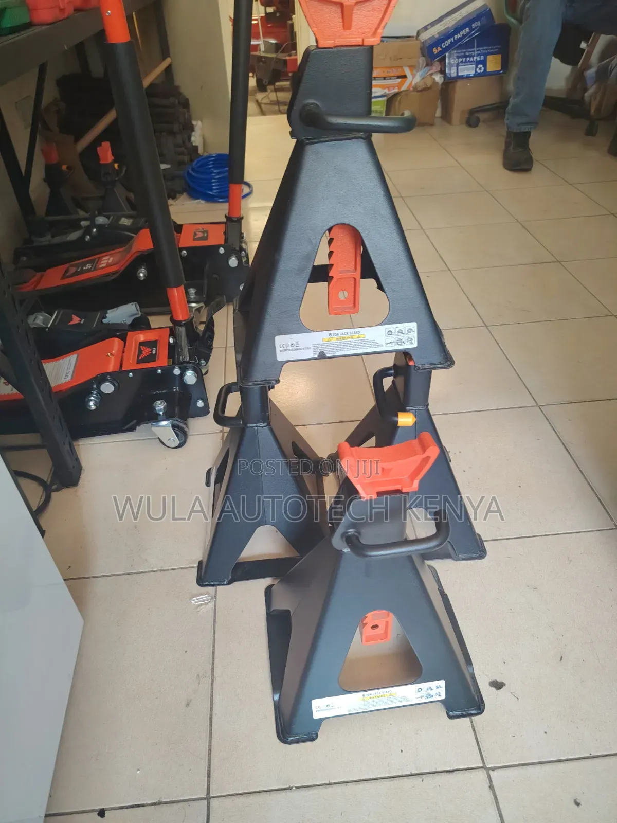 400mm Vehicle Lifting Heavy Duty Safety Stands 6tns Sunshine Italy
