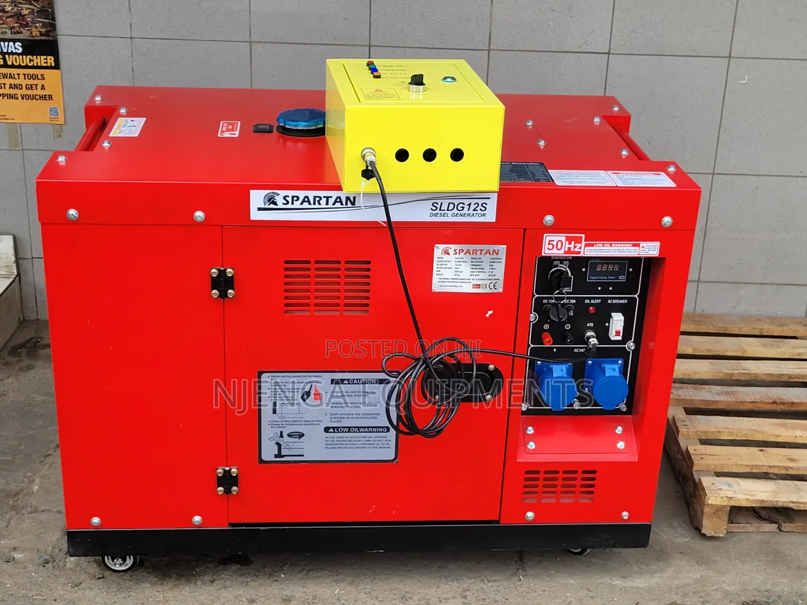 Spartan Sldg12s 10kva Silent Diesel Generator With Ats