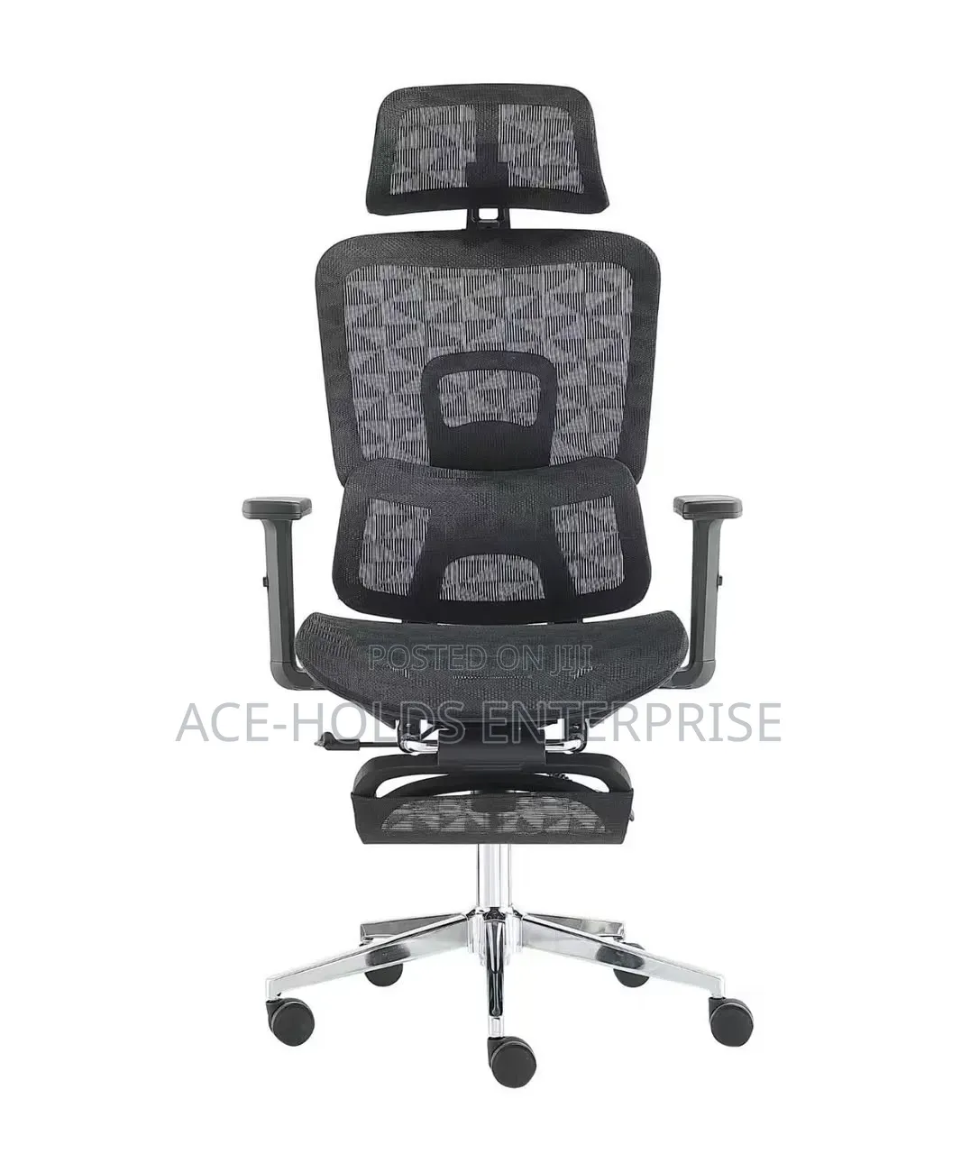 Orthopedic Executive Ergonomic Chair – Headrest & Footrest