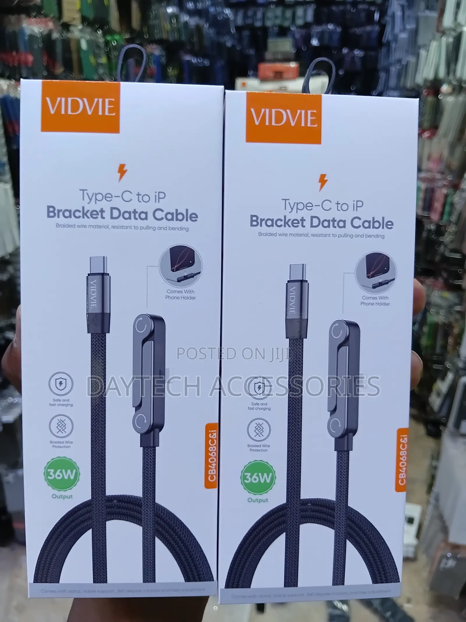 VIDVIE Type-C to iP Bracket Data & Charging Cable.