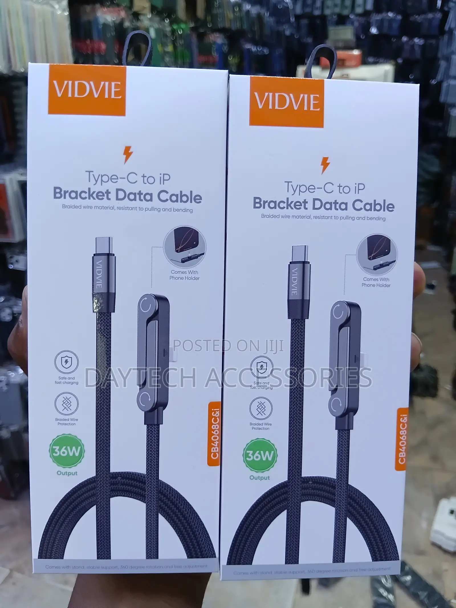 VIDVIE Type-C to iP Bracket Data & Charging Cable.