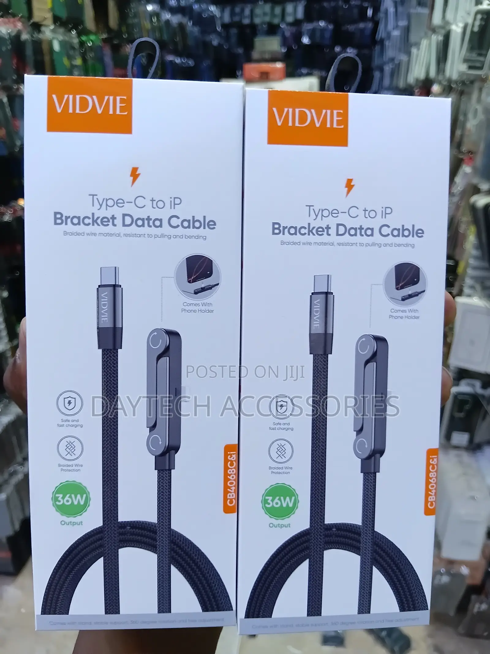 VIDVIE Type-C to iP Bracket Data & Charging Cable.
