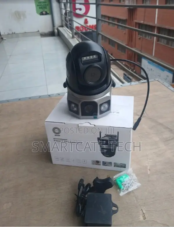 ,V380 Dual Lens 4G CCTV Camera – Panoramic View & Smart Security