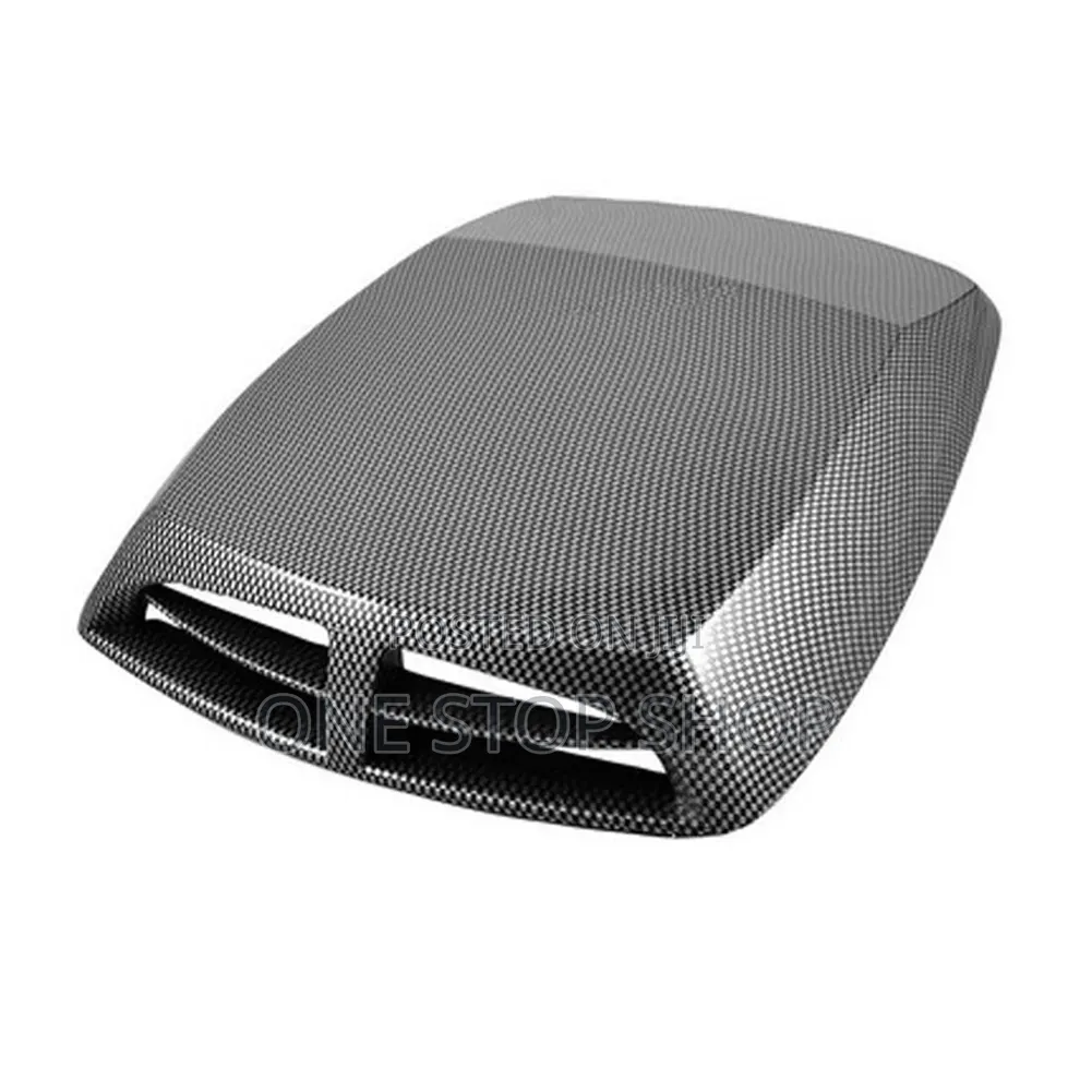 Universal Decorative Car Hood Scoop With Carbon Fiber Pattern 33*25cm