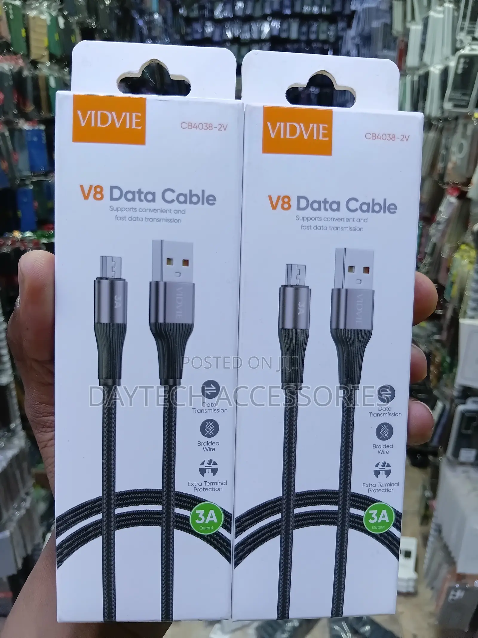 Vidvie V8 Micro-USB Data Cable (Model CB4038)