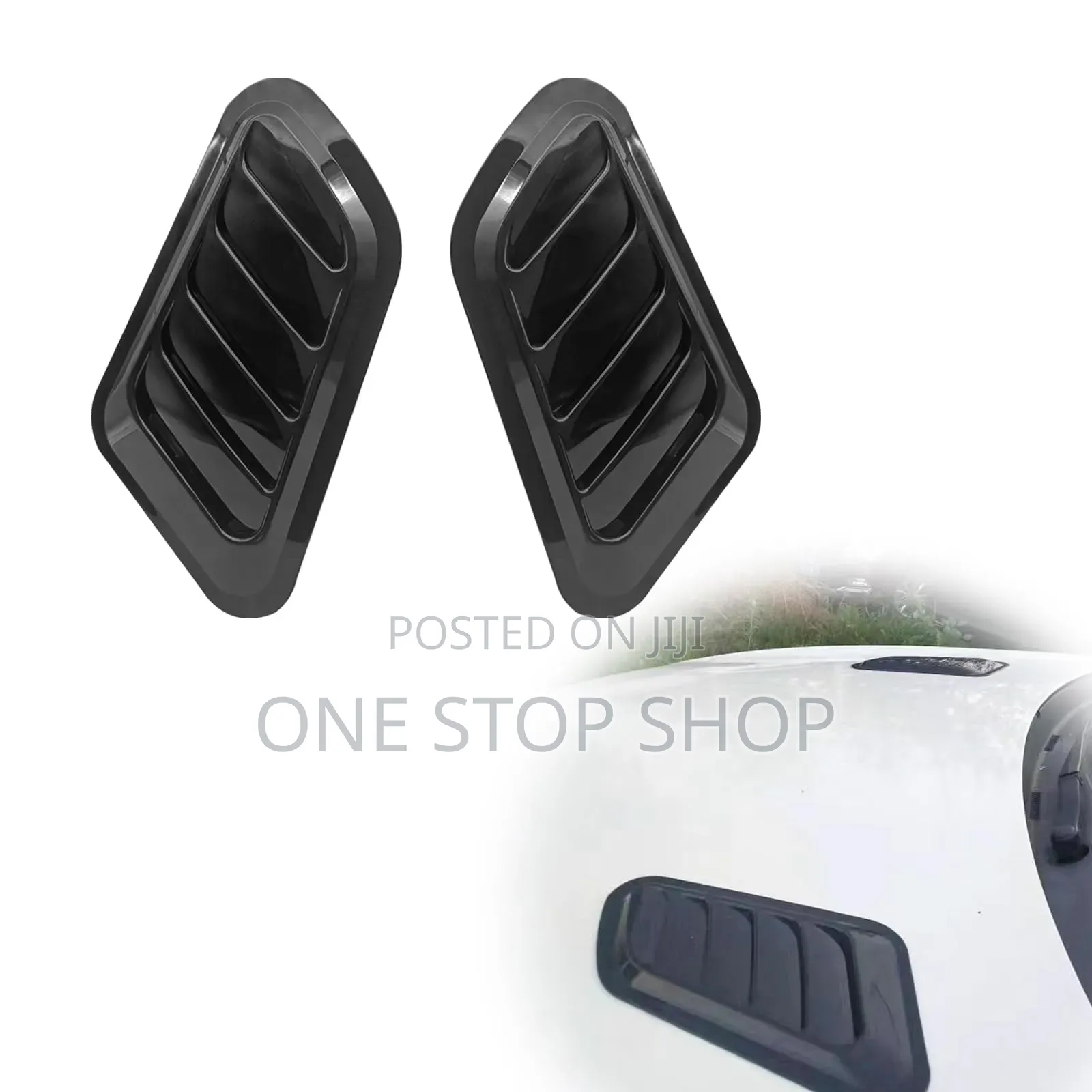 Universal Decorative Car Hood Scoop &Bonnet Air Vents 2pcs