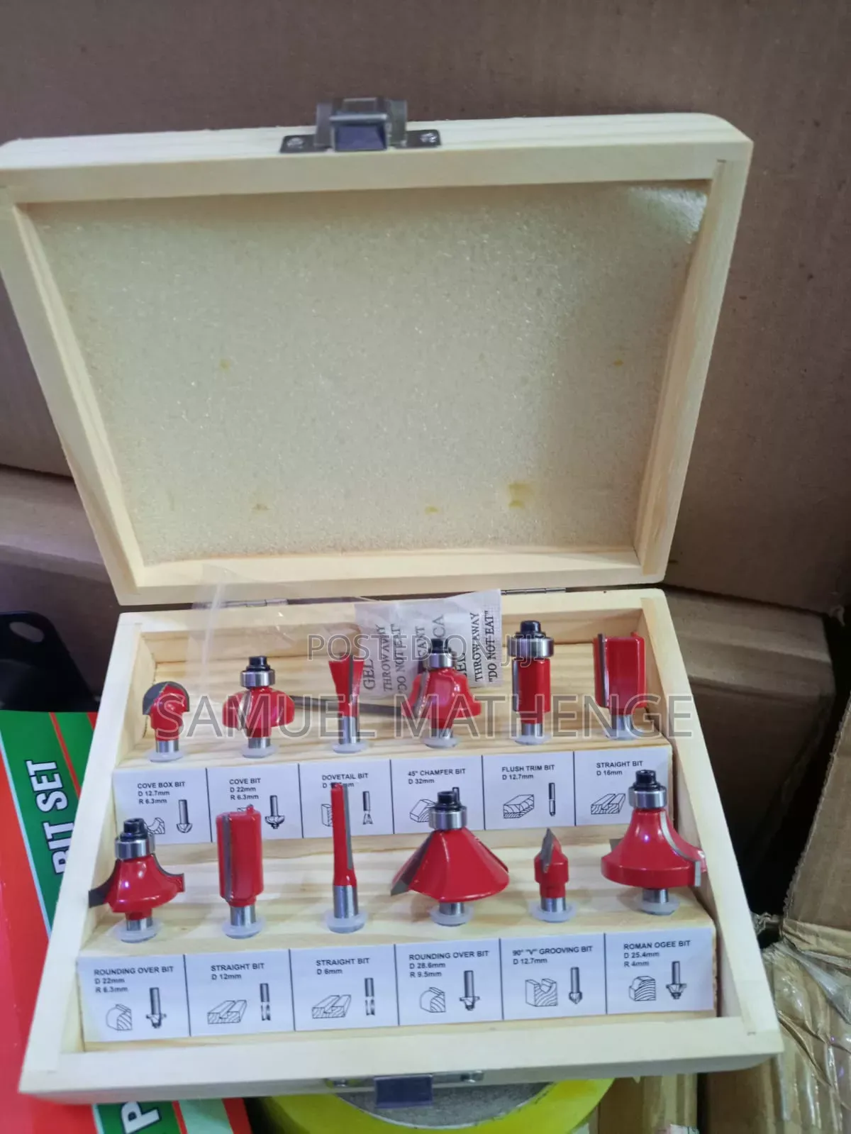Router Bit Set for Wood – Sharp Durable Cutting Blades