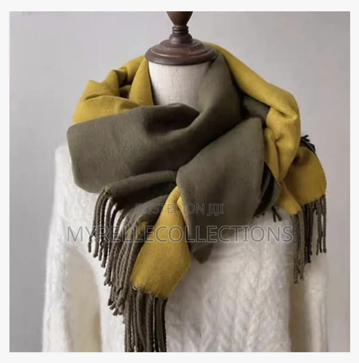 Ladies Double Sided Pashmina Scarf - Affordable Warm Scarf