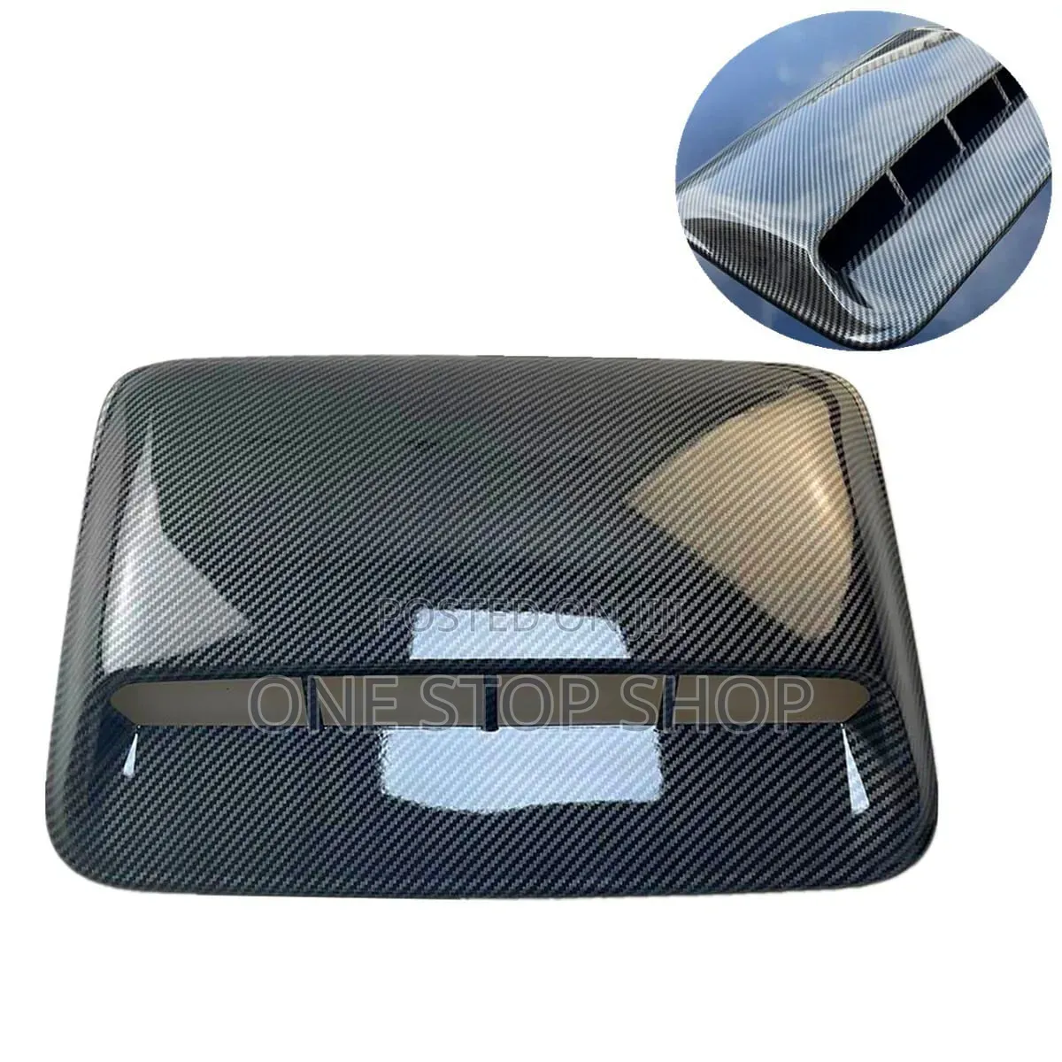 Carbon Fiber Air Flow Vent Turbo Decor Hood