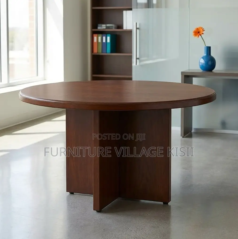 Office Furniture; Round Wooden Conference OfficeTable.