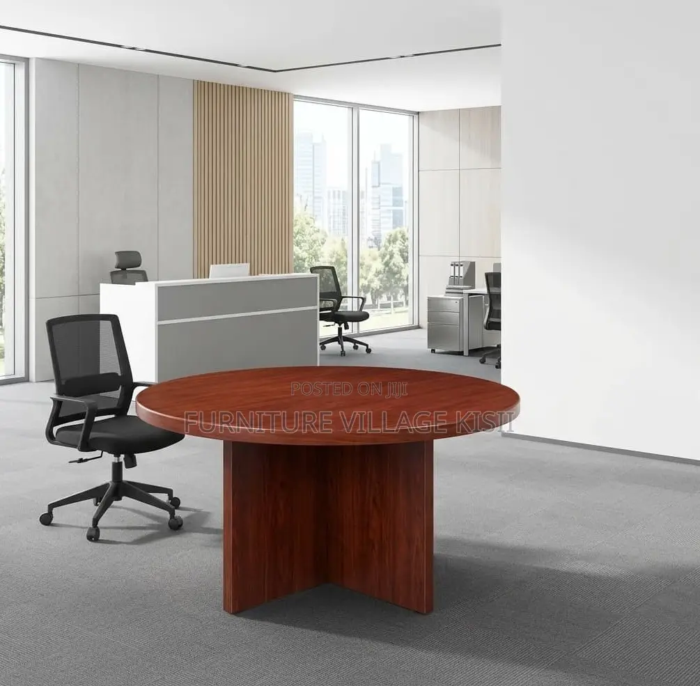 Office Furniture; Round Wooden Conference OfficeTable.