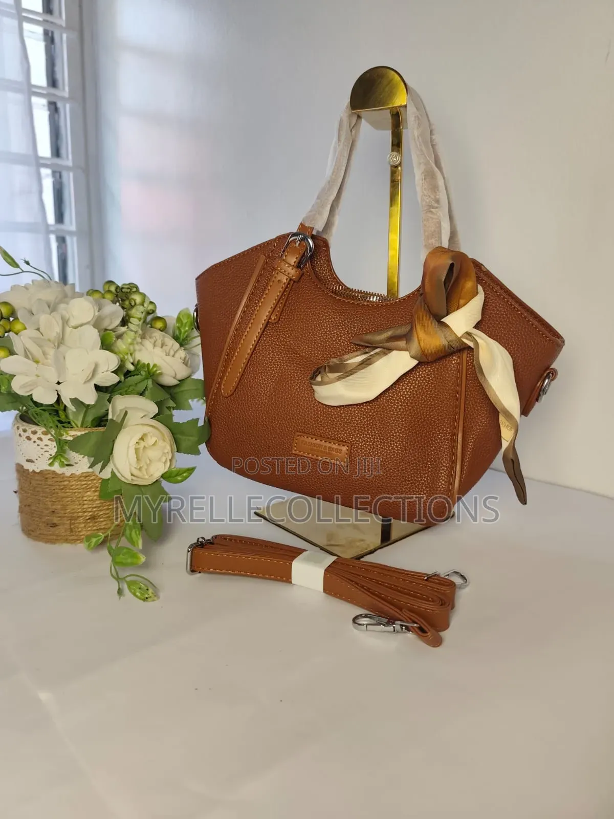 Ladies Sling Bag Brown/Affordable Crossbody Handbag