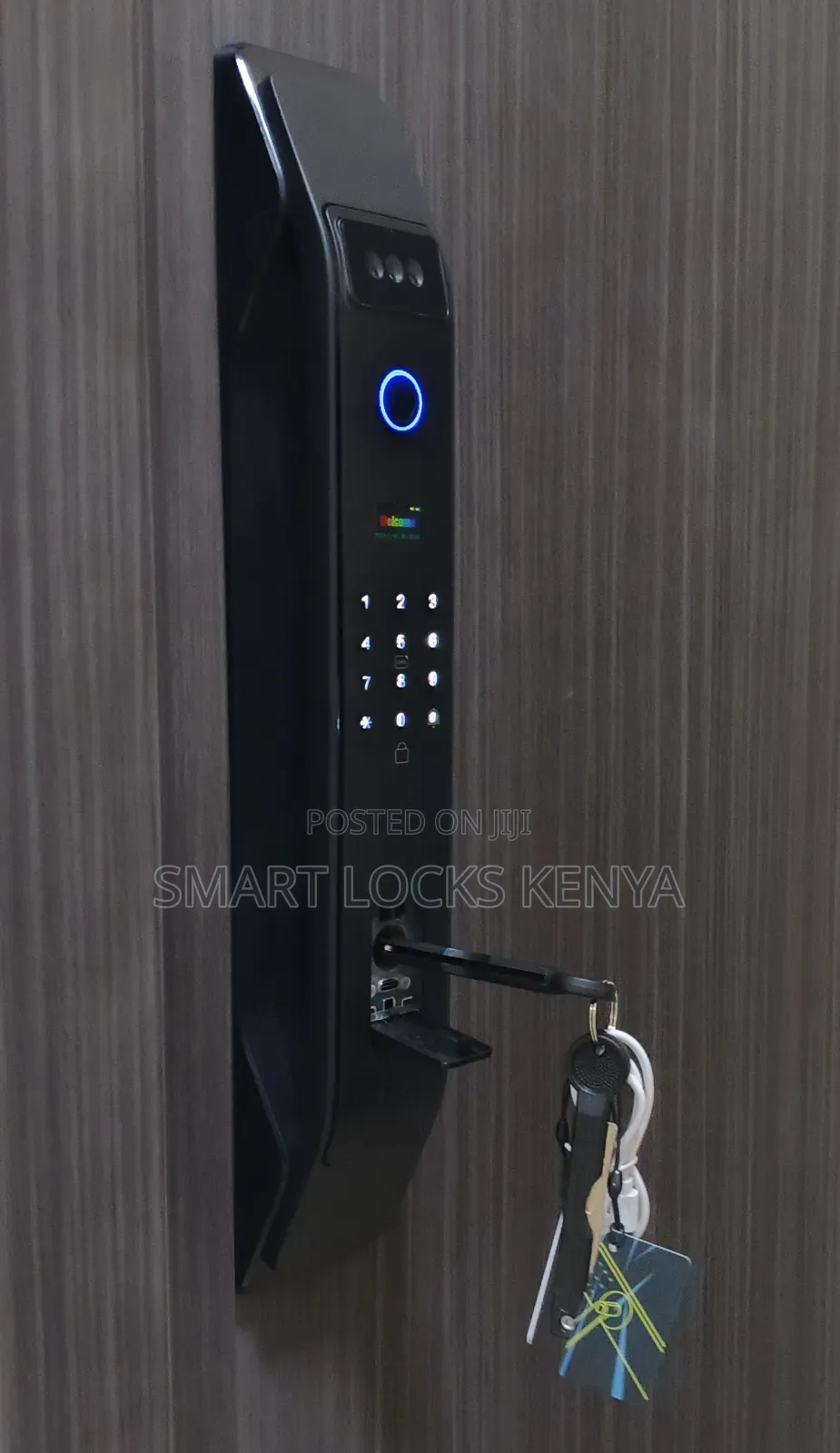 Wifi Door Lock Works With Tuya App Passwoerds Fingerprints