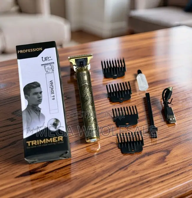 Rechargeable Power Vintage T9 Hair Clipper Shaving Machine