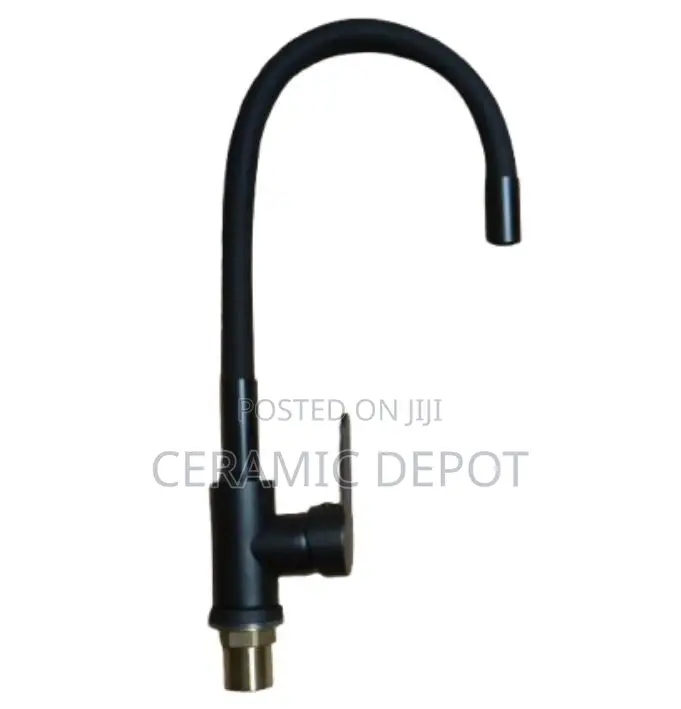 Sink Mixer Swan Neck Black SM8702