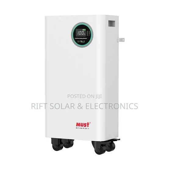 Must 15.36kwh - 51.2V (300Ah) Lithium Ion Battery  6000 Cycle 80% DOD