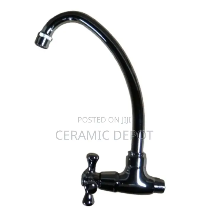 Euro Deluxe Swan Neck Sink Tap Wall Type CV107W