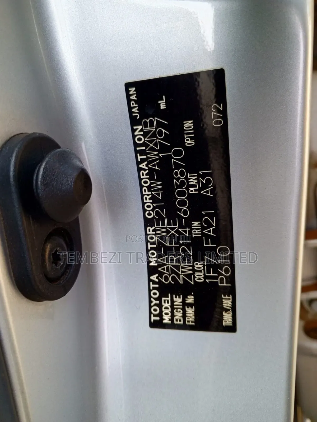 Car Door Sensor Switch
