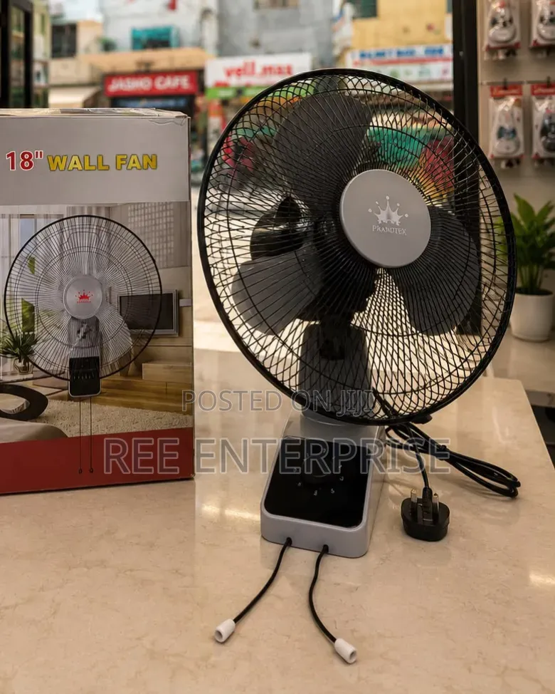18iches Wall Fan 
With Remote