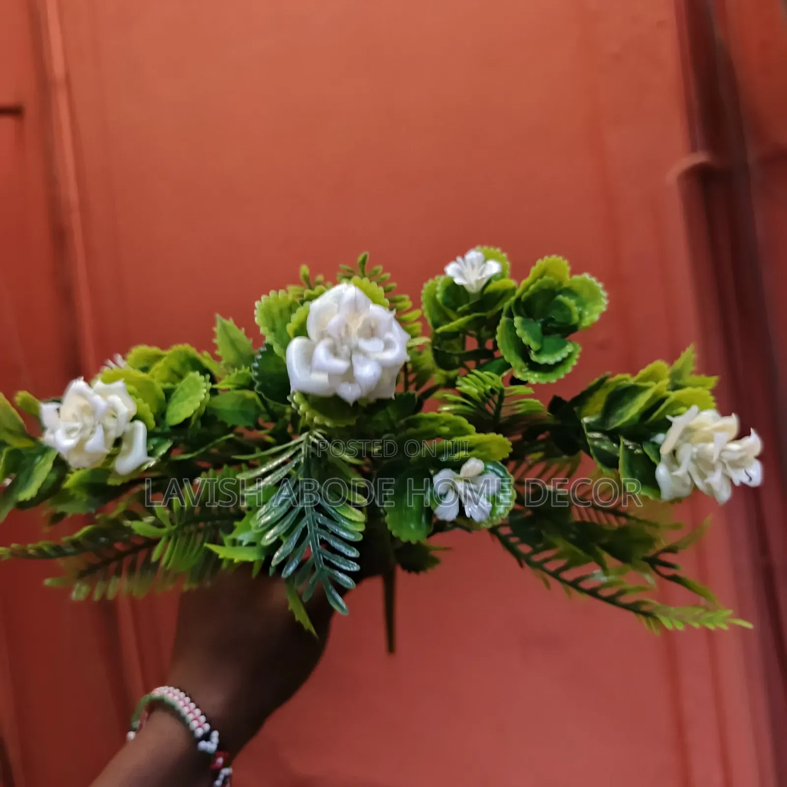 Green Artificial Flower Stem – Decorative Faux Flower