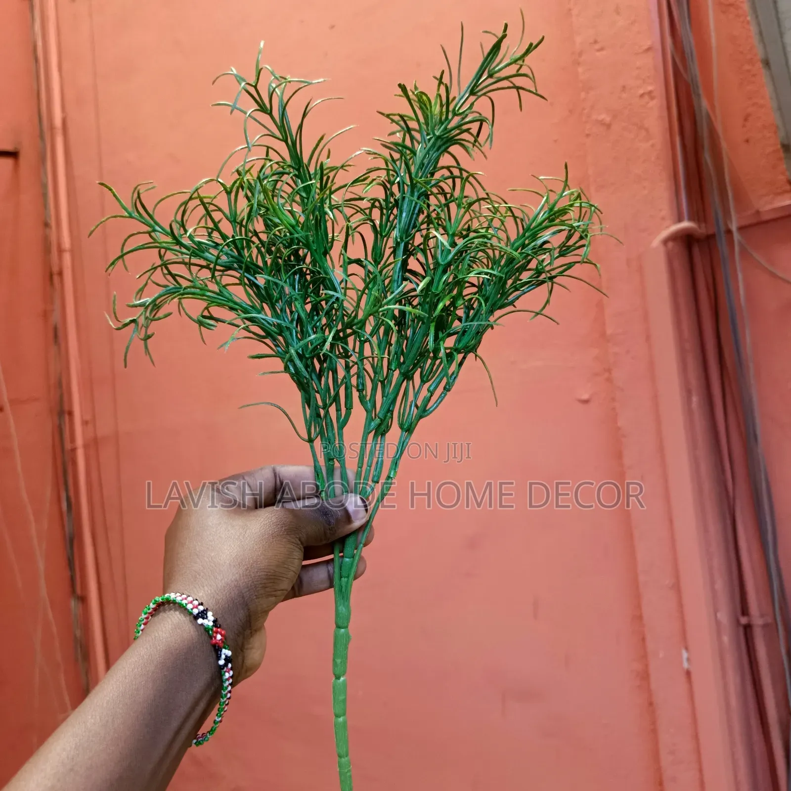 Green Artificial Flower Stem – Decorative Faux Flower