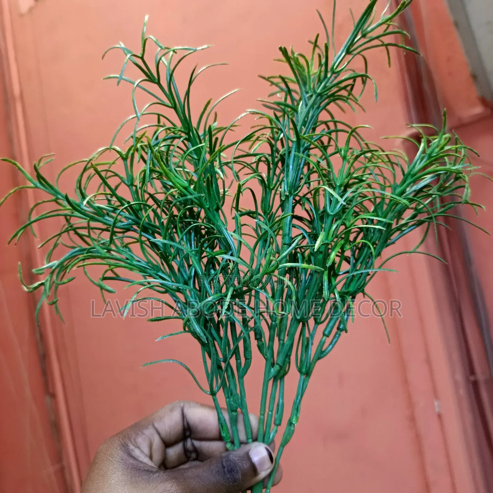 Green Artificial Flower Stem – Decorative Faux Flower