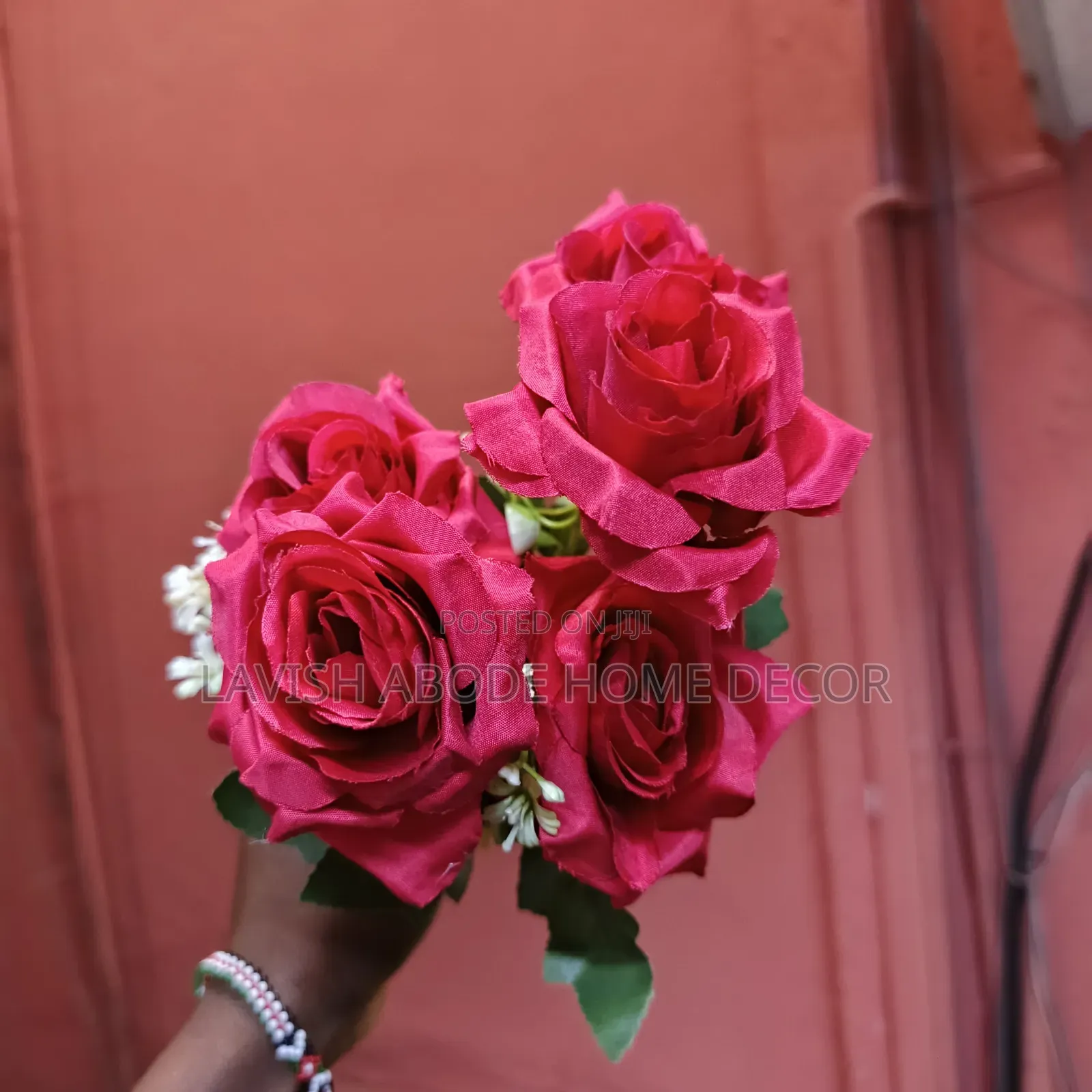 Decorative Artificial Rose Flower Stem – Elegant Home Décor
