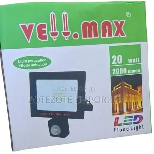 Vellmax 20watt Solar Floodlight With Sensor