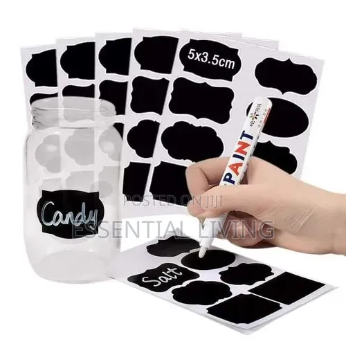 Pantry Jar Sticker Labels Sticker Set Waterproof Pantry Jar Marker
