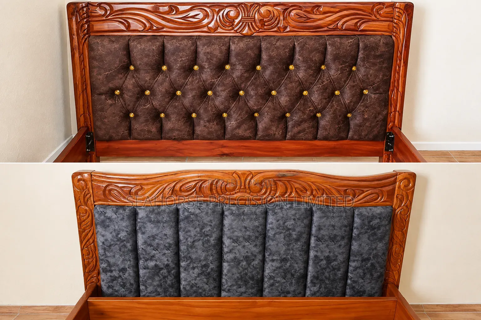Elegant 5×6 Hardwood Bed – Strong & Stylish