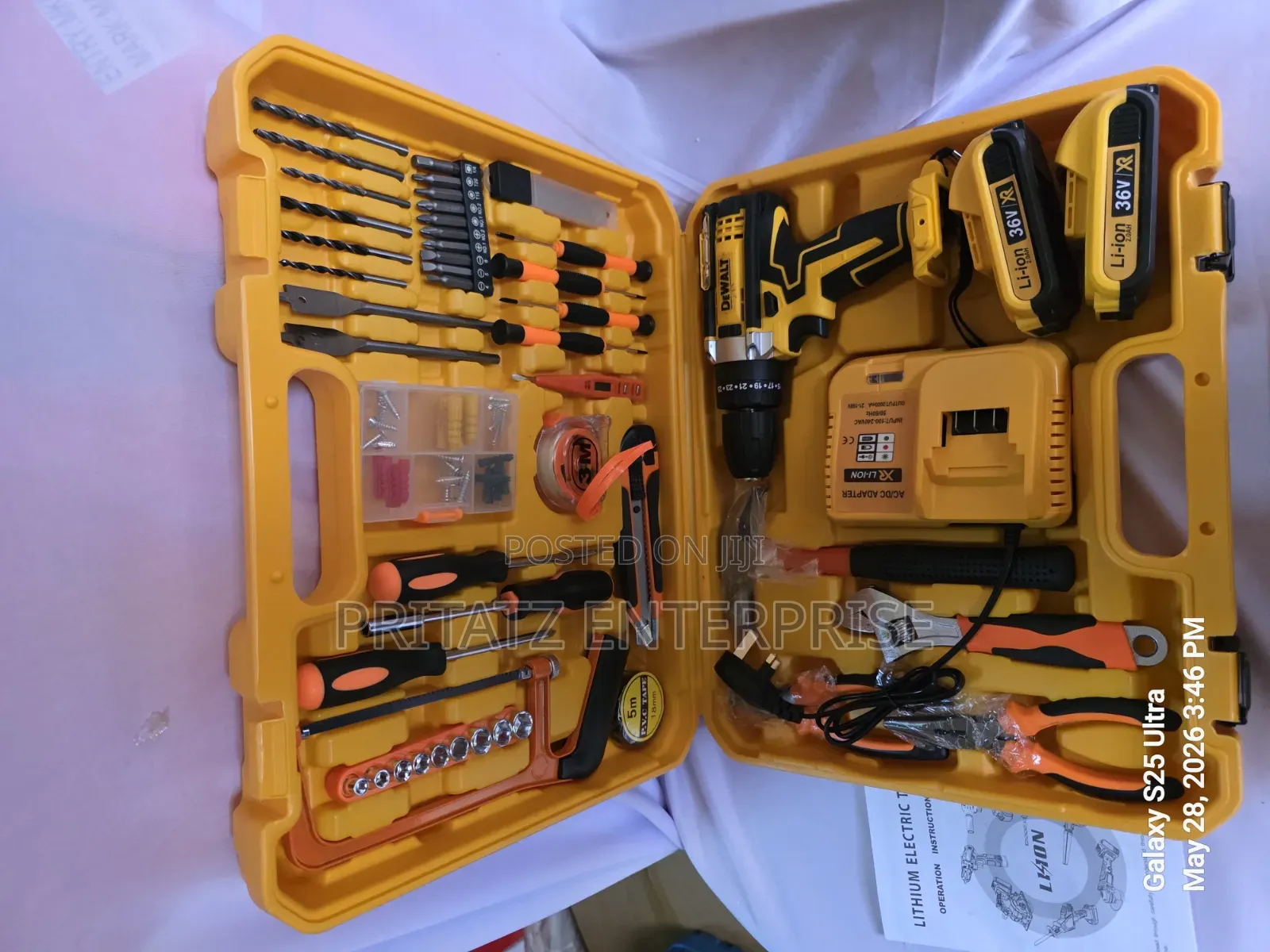 Complete Multi-Purpose Cordless Drill and Hand Tool
