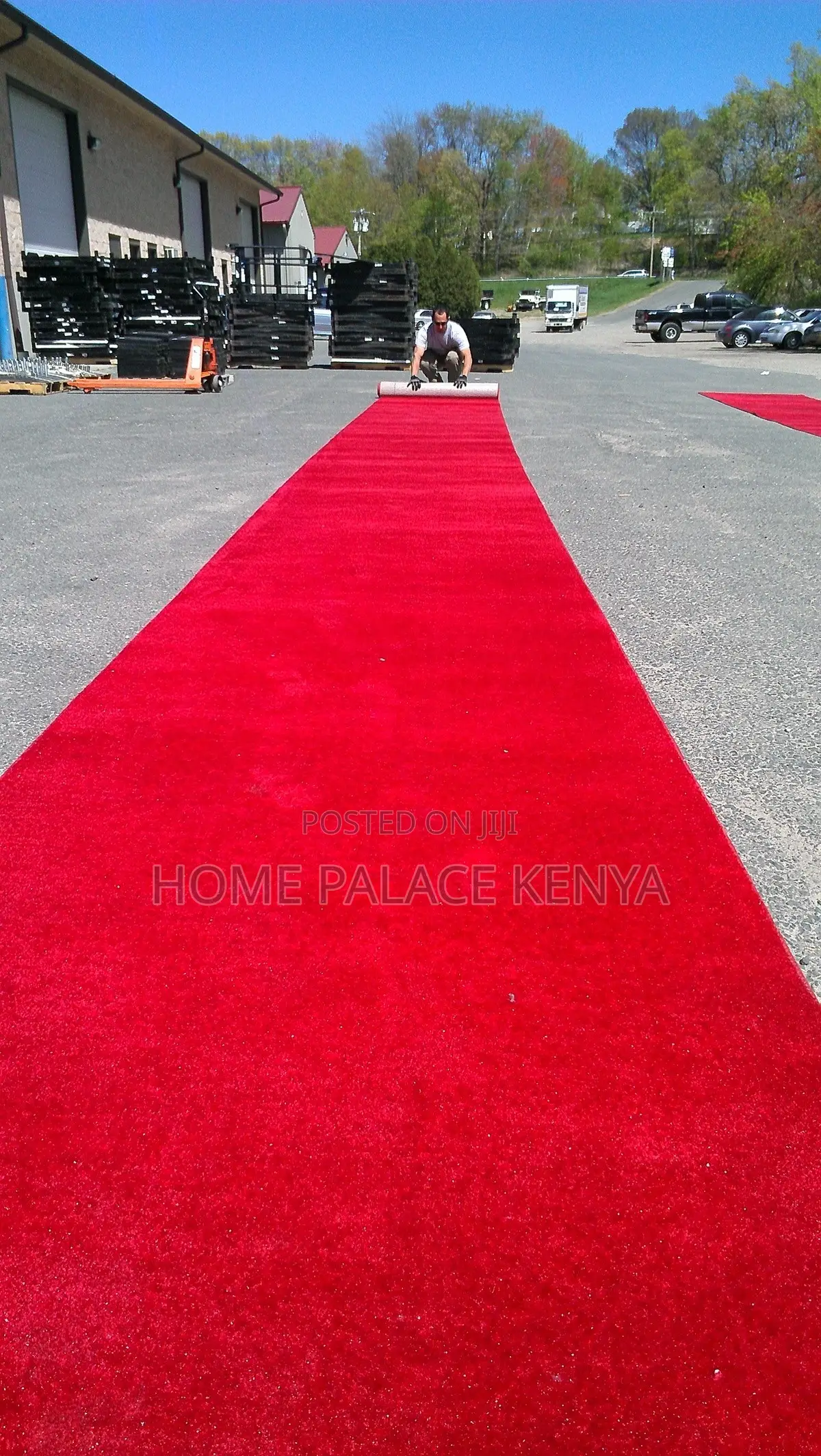 Red Carpet; Durable Red Event Carpet Runner for Celebrations