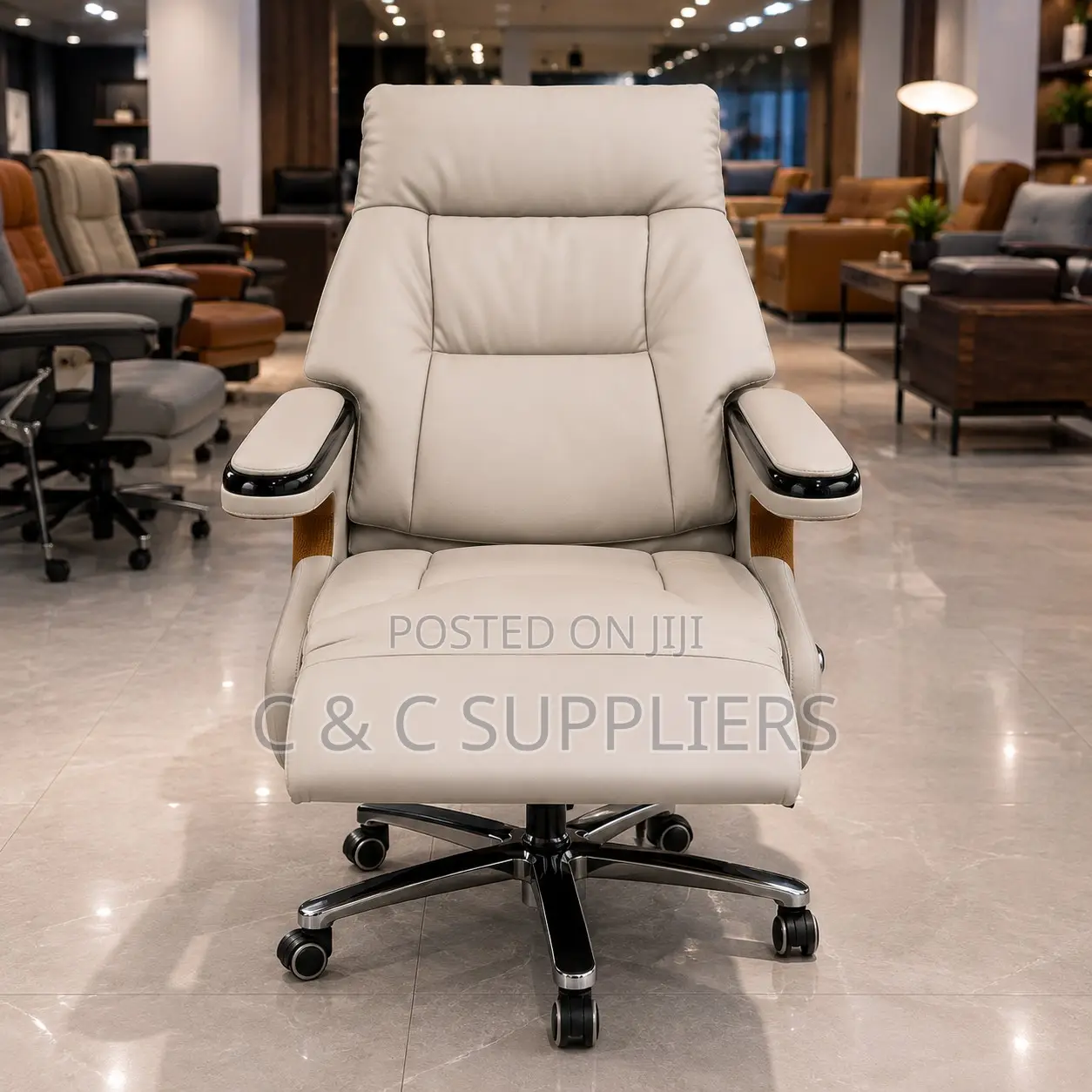 Executive Full Leather Managers Chair.