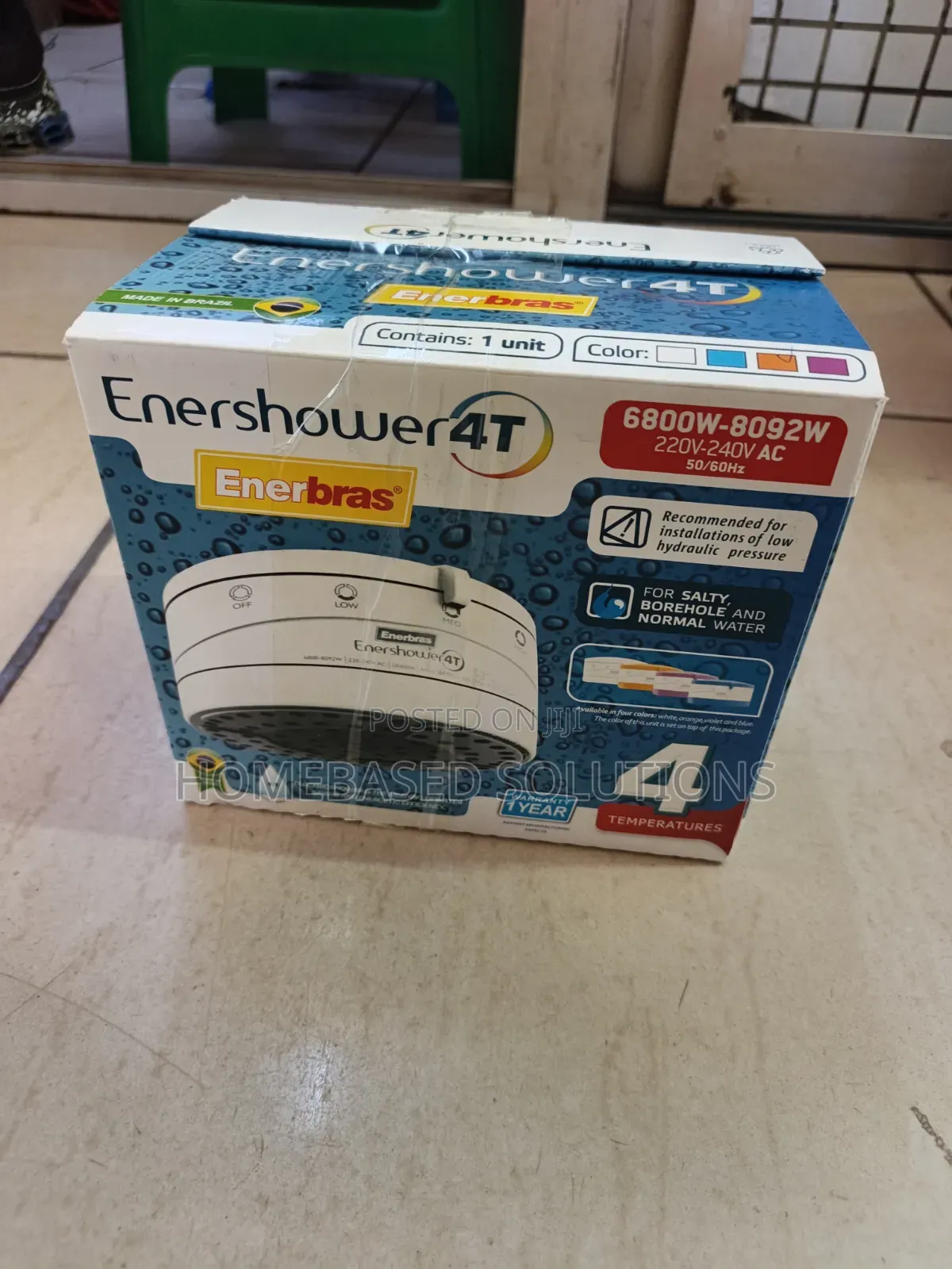 Premium Enerbras Enershower 4T Shower Heater