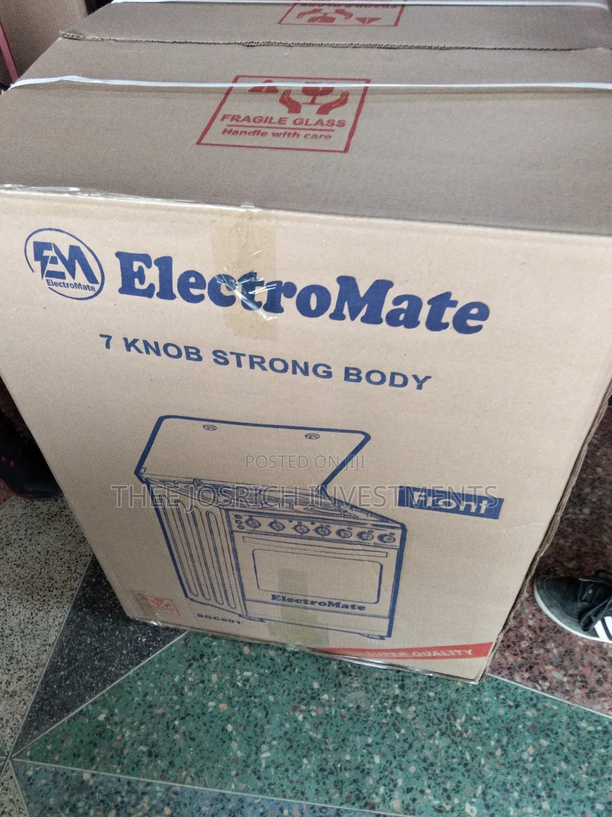 Electromate 4 Burner Cooker 3+1 Size 60*60 With Electric Oven