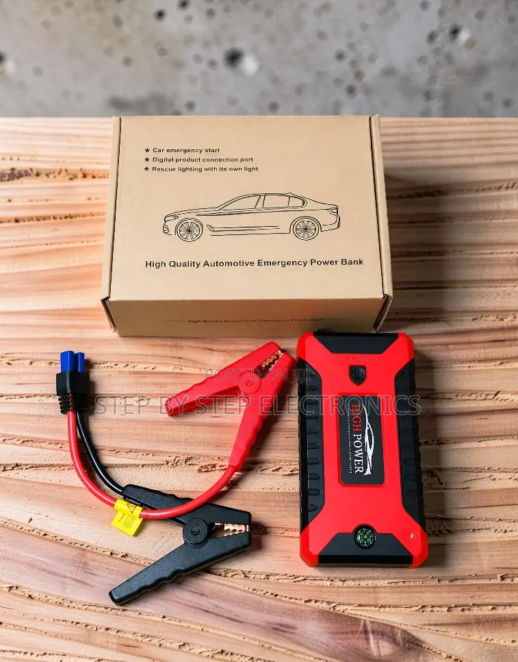Portable Tire Inflator 12V 99800mAh Car Jump Starter Battery Booster
