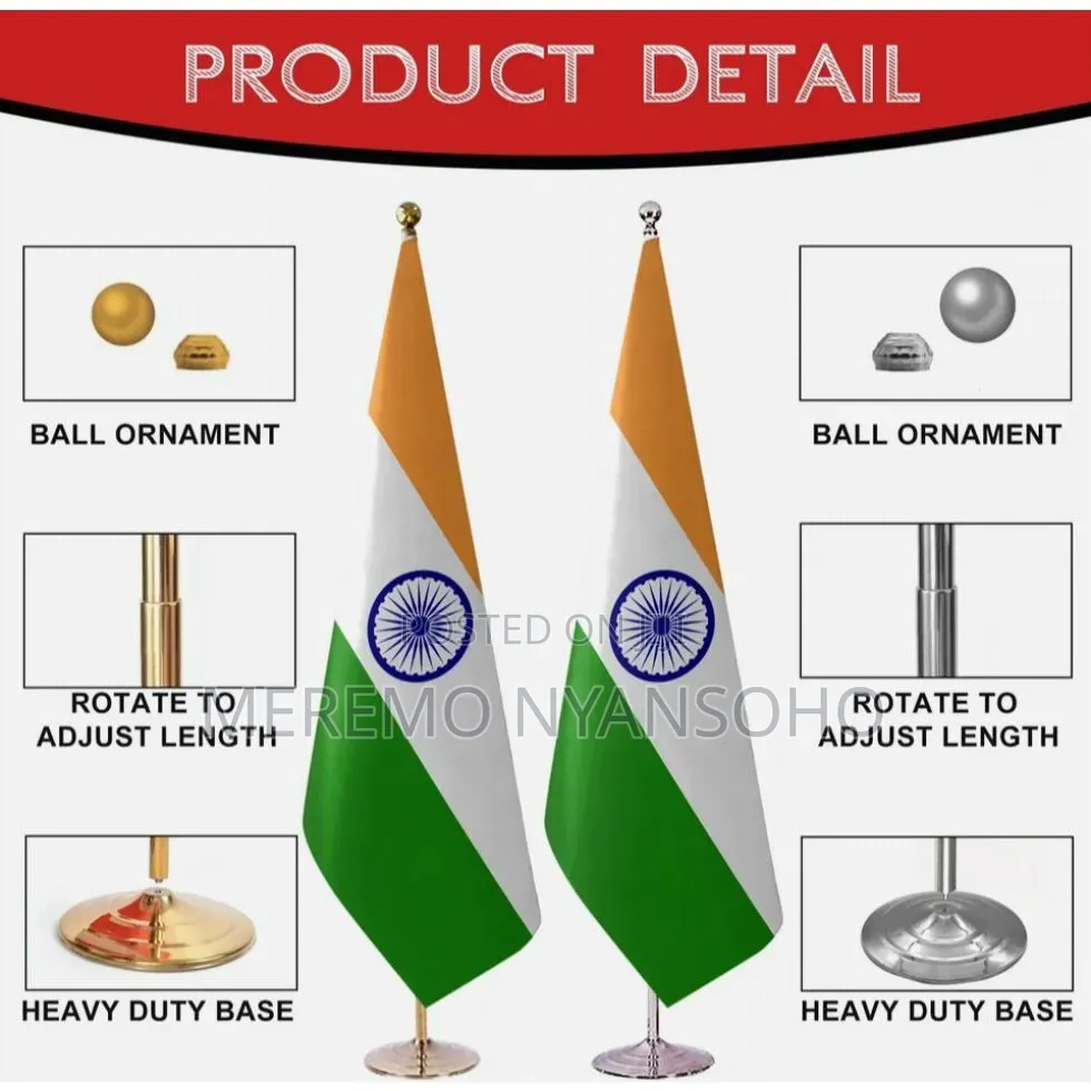 Executive Display Flags With Flag Poles