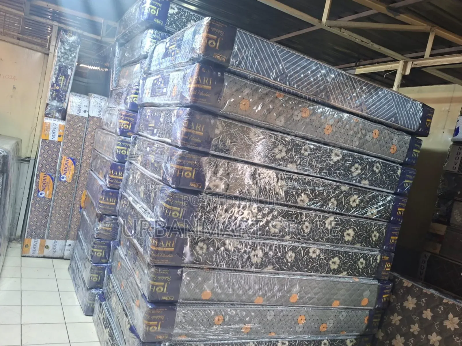 Brand New Johari 4×6 8-Inch Heavy Duty Fibre Mattress in Fresh Stocks